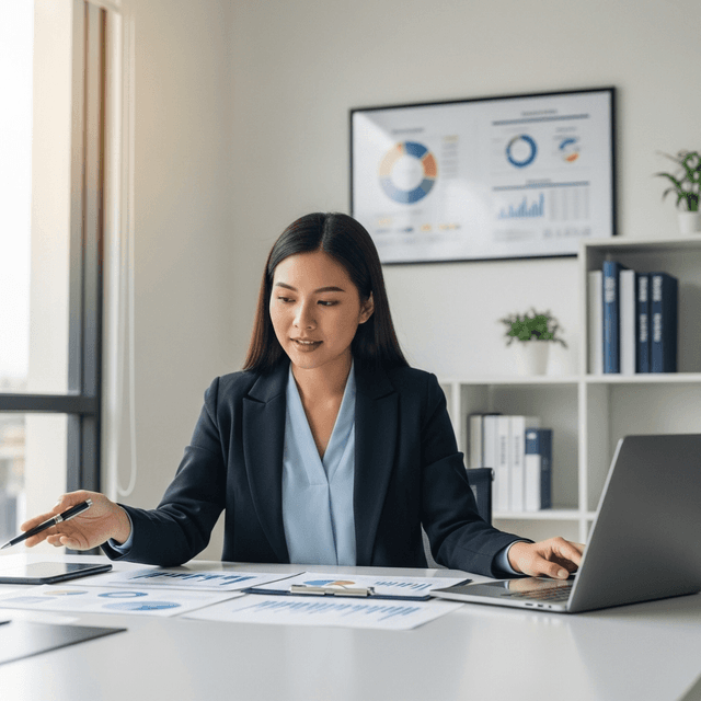 Healthcare professional providing guidance